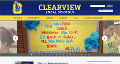 Desktop Screenshot of clearviewschools.org